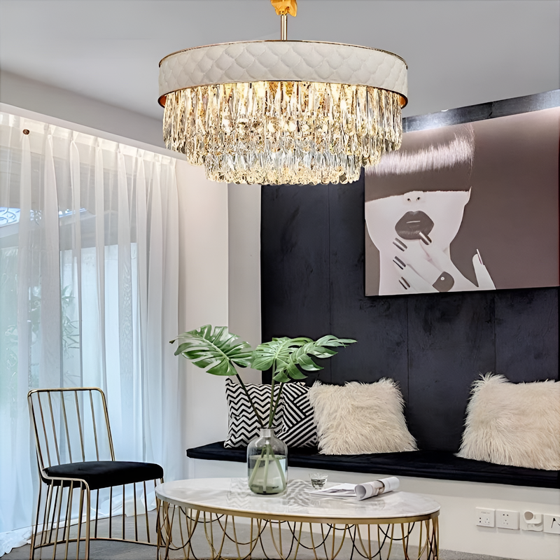Люстра підвісна Crystal D-50cm / D-60cm / D-80cm E14 250535-100004991