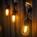 Гірлянда вулична чорна під лампи з підвіскою L-25м E27х50 IP65 Black Fairy hang Garland 251064-100006431