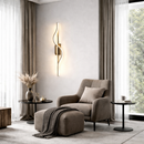 Бра чорне хвилясте H-60 cm Led 12W 3000-6500К Double waves black 241022-100003869