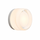 Настінний срібний світильник з білим плафоном D-13 cm Led 3W Silver + White Lori 260728-100008402