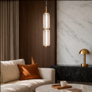 Світильник золотий підвісний з бежевим прозорим плафоном H-67 cm Led 70W Gold Beige clear Colours 250931-100006137