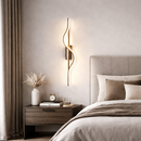 Бра чорне хвилясте H-60 cm Led 12W 3000-6500К Double waves black 241022-100003869