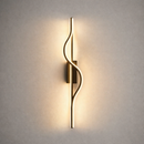 Бра чорне хвилясте H-60 cm Led 12W 3000-6500К Double waves black 241022-100003869