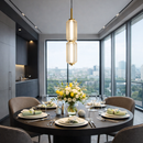 Світильник золотий підвісний з бежевим прозорим плафоном H-67 cm Led 70W Gold Beige clear Colours 250931-100006137