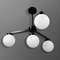 Підвісні світильники Light Aura D600 4xG9 / 7xG9 Black + White 241118-100003964