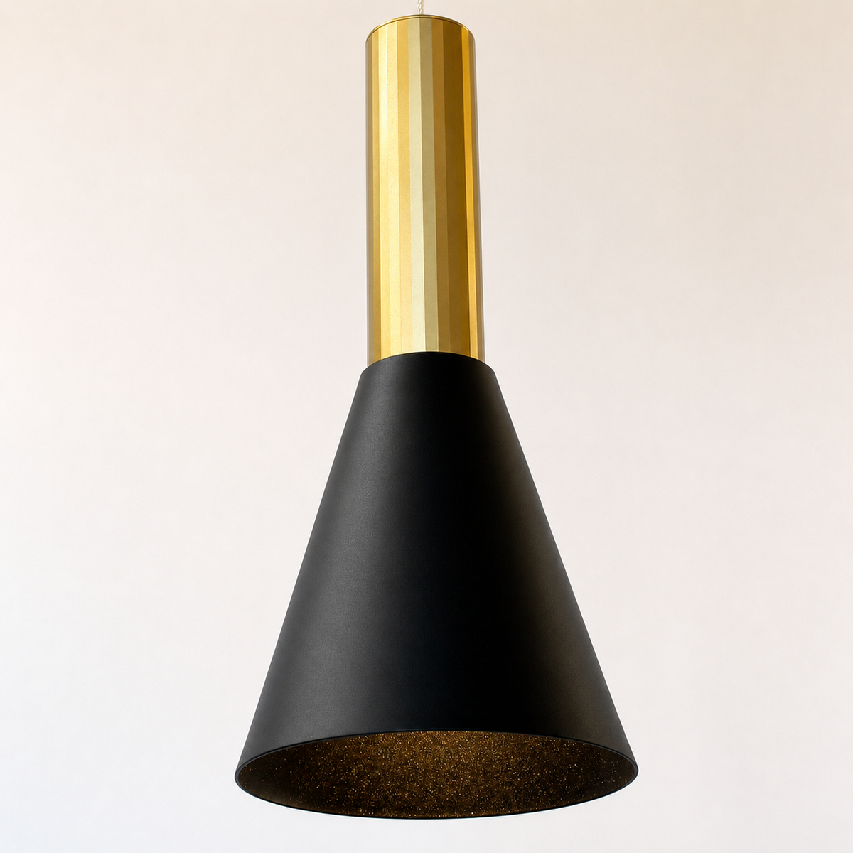 Підвісний світильник чорно - золотий H - 113 cm D - 13 cm Led 15W 3000K Gold + Black Tubie D 260866-100008524