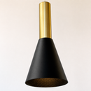 Підвісний світильник чорно - золотий H - 113 cm D - 13 cm Led 15W 3000K Gold + Black Tubie D 260866-100008524
