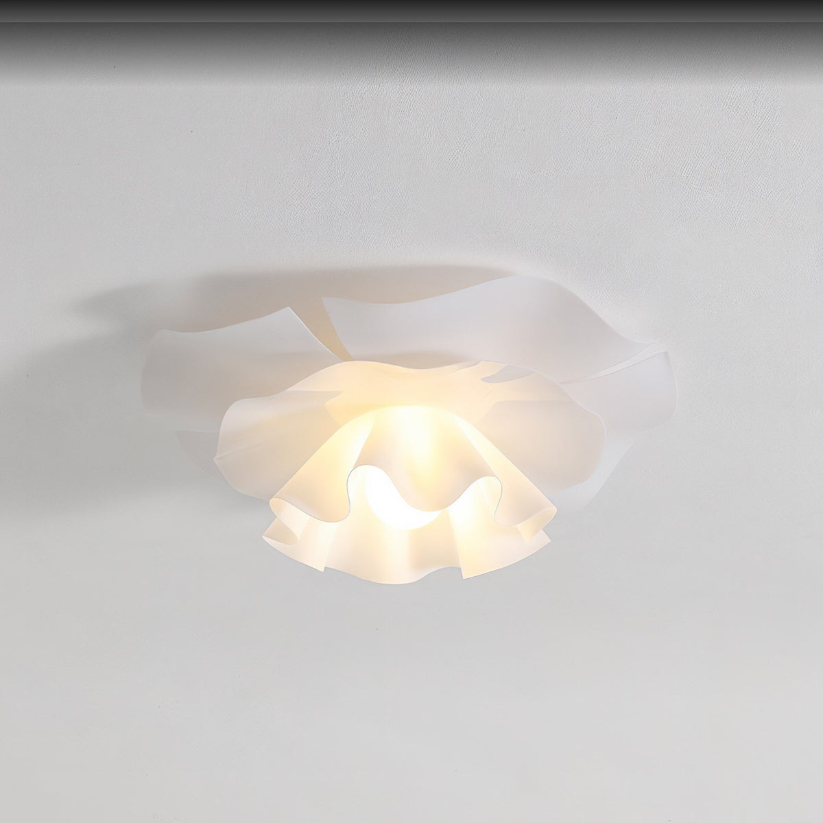 Cвітильник стельовий білий Квітка D-50 cm 1xE27 White Flower 250118-100004027