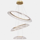 Підвісна люстра Circle Rings Kukho D-36+55+75 cm 72W Gold + Clear 250435-100004315