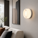 Настінний срібний світильник з білим плафоном D-13 cm Led 3W Silver + White Lori 260728-100008402