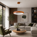 Підвісний світильник з пультом D - 60 cm Led 90W Brown Wooden Forest 260531-100007940