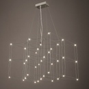 Люстра срібна підвісна світлодіодна H-71 cm Led 25W Chrome Rain 250931-100006174