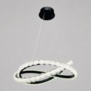 Люстра чорна світлодіодна D-42 cm Led 70W Black Knot 260588-100007950