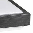 Стельова люстра чорна брашована L-29.5 cm H-8.5 cm E27 Black Brass Square 260140-100007066