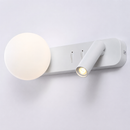 Бра біле з вимикачем на корпусі H-31 cm LED+G9 3000K 3W White Merry me 260728-100008404