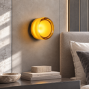 Настінний чорний світильник з бурштиновим плафоном D-13,5 cm Led 4W Black + Amber Lori 260866-100008564