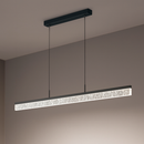 Люстра чорна підвісна видовжена L-130 cm Led 144W Black Ice Line 251022-100006360