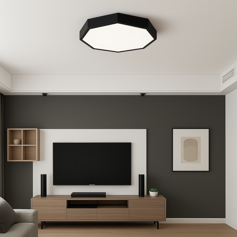 Світильник стельовий Polyhedron L400 Led 48W Black / White 241076-100003864
