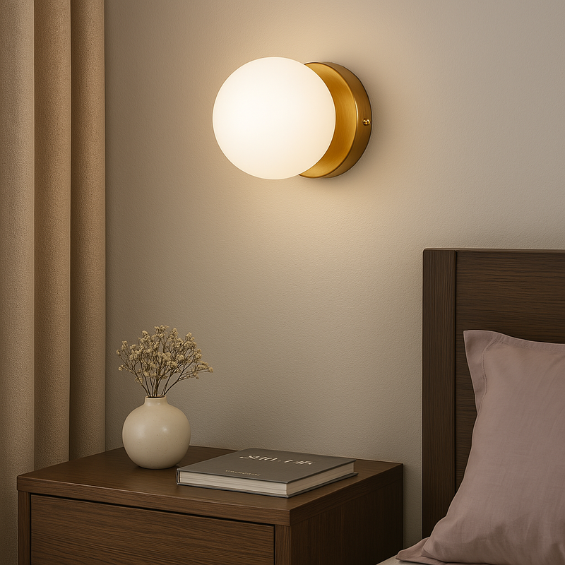 Настінний світильник Bollo D-10 см G9 Gold + White 250431-100004313
