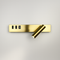 Світильник золотий настінний зі спотом лівий / правий та роз'ємом USB Gold Spoty Plane+USB 251018-100006303