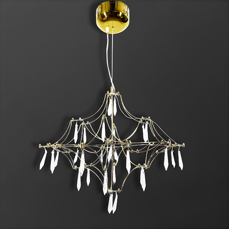 Люстра Rain  L-60cm/L-80cm LED 16W/30W Gold 250518-100004870