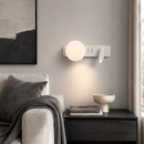 Бра біле з вимикачем на корпусі H-31 cm LED+G9 3000K 3W White Merry me 260728-100008404