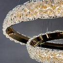 Люстра золота подвійна світлодіодна D-50+30 cm Led 100W Gold Lace 260588-100007952