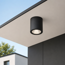 Стельовий чорний круглий точковий вуличний світильник Led 5W IP54 3000K Black Sia 230619-100002135