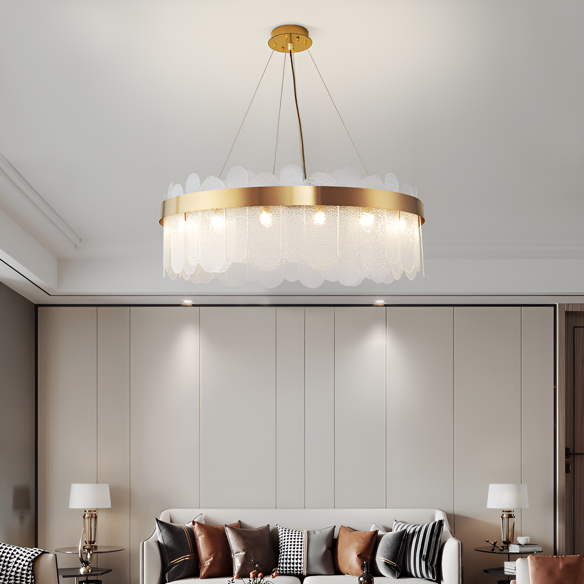 Люстра підвісна Fozz Gold D-60 cm / D-80 cm 250488-100004478