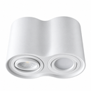 Точковий світильник білий подвійний H-12,5 cm GU10x2 White Duo Tubeo 260940-100008789