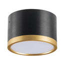 Точковий світильник чорний з золотом H-5cm D-8.3 cm GX53 IP20 Black+Gold 250940-100006039