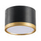 Точковий світильник чорний з золотом H-5cm D-8.3 cm GX53 IP20 Black+Gold 250940-100006039