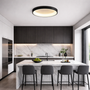 Стельовий світильник Ceiling L D-80 см Н-11 см 60W 4000K Black / White 240126-100003021