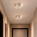 Точковий світильник білий подвійний H-12,5 cm GU10x2 White Duo Tubeo 260940-100008789