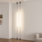 Торшер чорний лінійний з утяженням H-100 cm Led 6W Black Slim line 250858-100005816