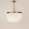 Люстра золота підвісна з текстильним абажуром D-50 cm / 60cm / 80 cm Macrame Gold 251018-100006304
