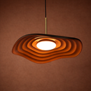 Світильник підвісний чорний D-40 cm Led 8W Black Plate Flower 260118-100007146