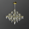 Люстра Rain  L-60cm/L-80cm LED 16W/30W Gold 250518-100004870