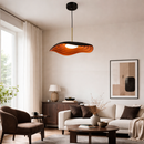 Світильник підвісний чорний D-40 cm Led 8W Black Plate Flower 260118-100007146