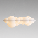 Люстра біла підвісна у вигляді хмаринки L - 55 cm / 68 cm / 80 cm / 120 cm Led 60W - 170W White Cloud 260858-100008727
