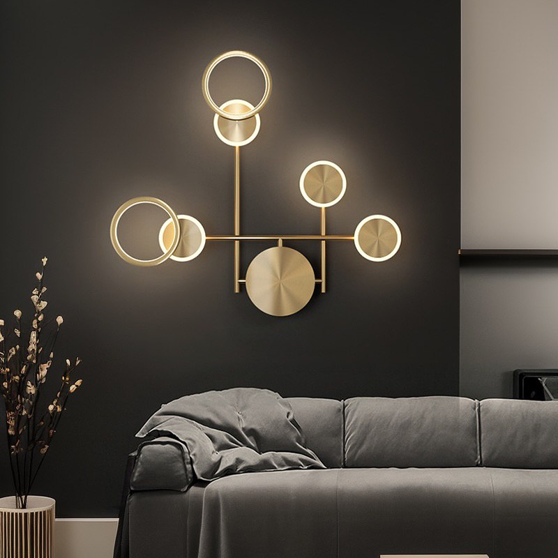 Настінний світильник Molecular L-62 cm Led 28W Gold 250219-100004127
