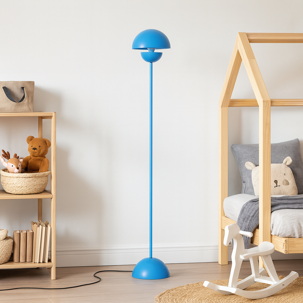 Торшер блакитний H-170 cm E27 Blue Planet Poncho floor lamp 251077-100006317