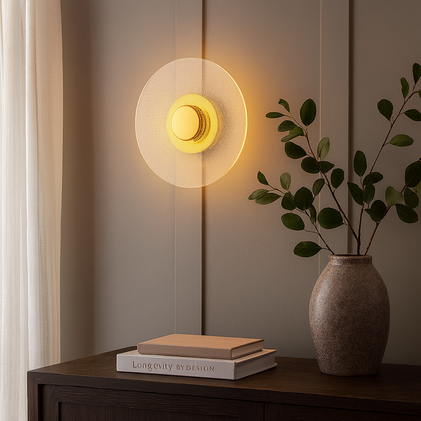 Настінний світильник золотий D-20 cm Led 3W Gold Jellyfish Round 250831-100005851
