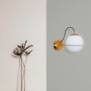 Настінний світильник Bollo D-15 см E27 Gold + White 250431-100004294