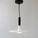 Світильник підвісний чорно-білий H - 180 cm D - 25 cm Led 7,5W 3000K Black + White Hood 260866-100008521