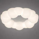 Люстра біла стельова світлодіодна з пультом хмаринка D-50 cm H-14 cm Led 80W White Cloud 260531-100007978