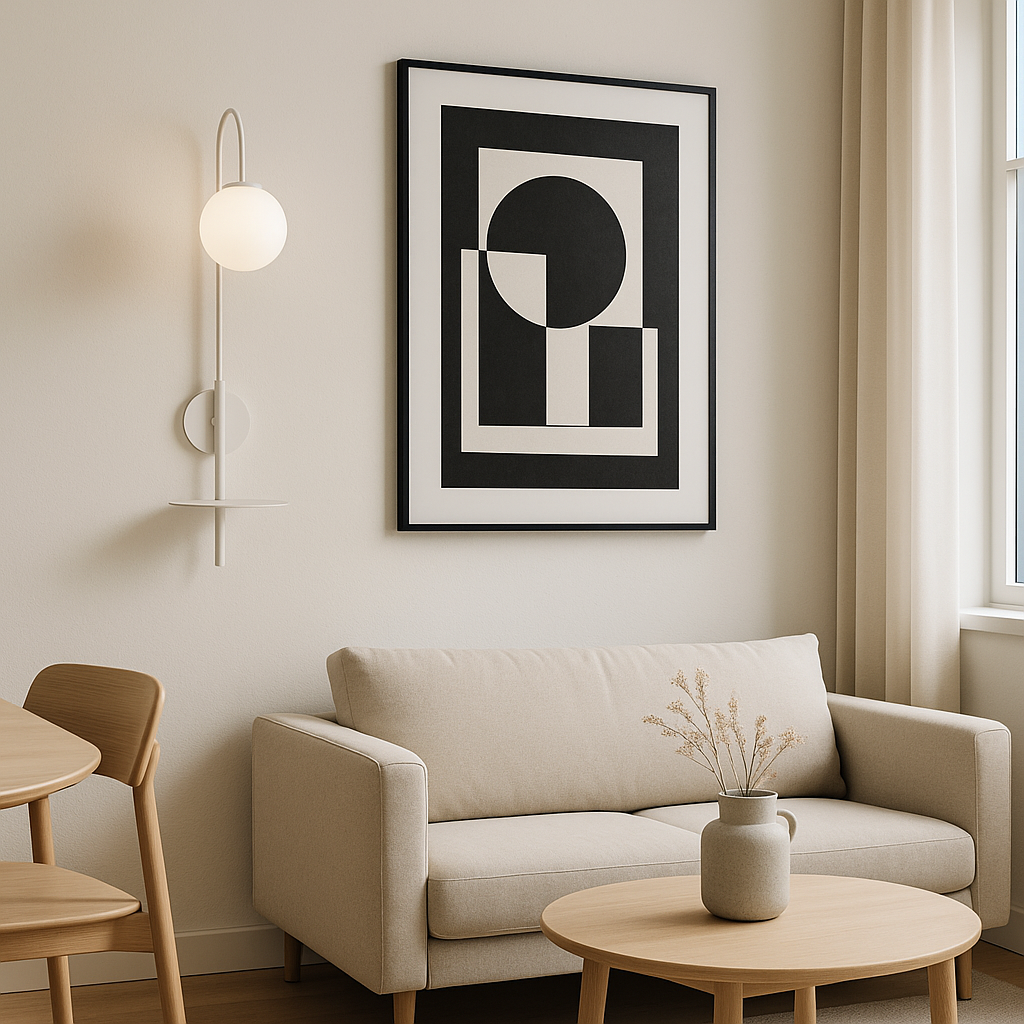 Бра з поличкою GlowNest White H-88cm E14 250563-100004813