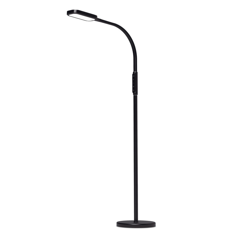 Торшер чорний регульований з повортним плафоном Лед Led 14W Black Rainbow 250754-100005438