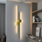 Бра лінійне Double lines square H60 / H80 / H100 Led 18-28W Gold 250419-100004359
