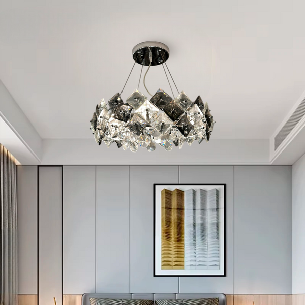 Люстра підвісна Rombs E14x8 D-57cm Chrome 250642-100005120